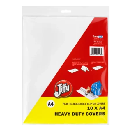 Heavy-Duty Book Cover Protectors (Pack of 10)