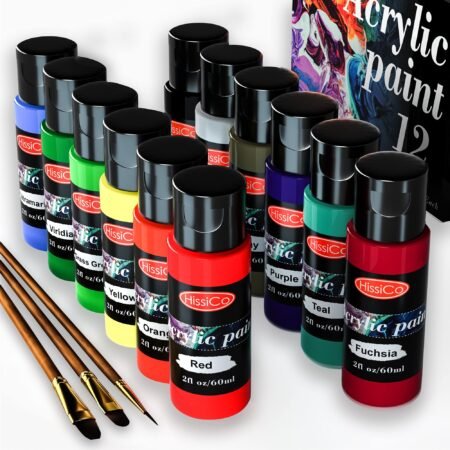 Acrylic Paint Set (12 Colors) (A6)