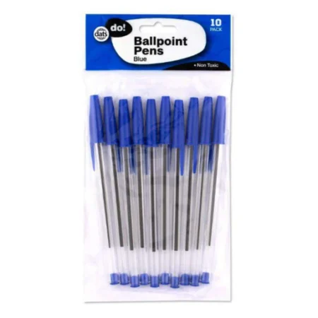 Ballpoint Pen (Blue) Pack of 10 Pack