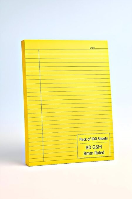 Notebook A4 Ruled (80 Sheets) - Yellow