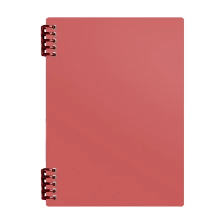 Notebook A5 Ruled (60 Sheets) - Red