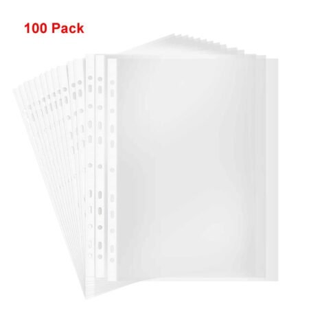 Sheet Protectors A4 (Pack of 100) - Assorted