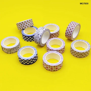 Washi Tape Set (10 Rolls) - Yellow